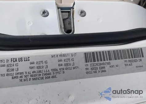 2017 Chrysler 300C from USA, damaged, VIN 2C3CCAEG9HH647069